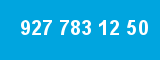 927 783 12 50 927 783 12 50